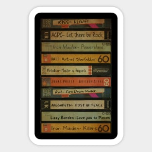 Retro 80s and 90's cassette tape - Cassette Style Sticker